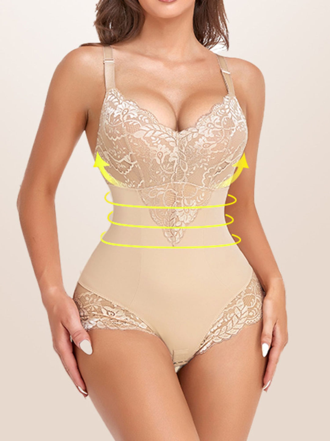 Seductive/Sexy Chinlon/Spandex Bustier Shapewear