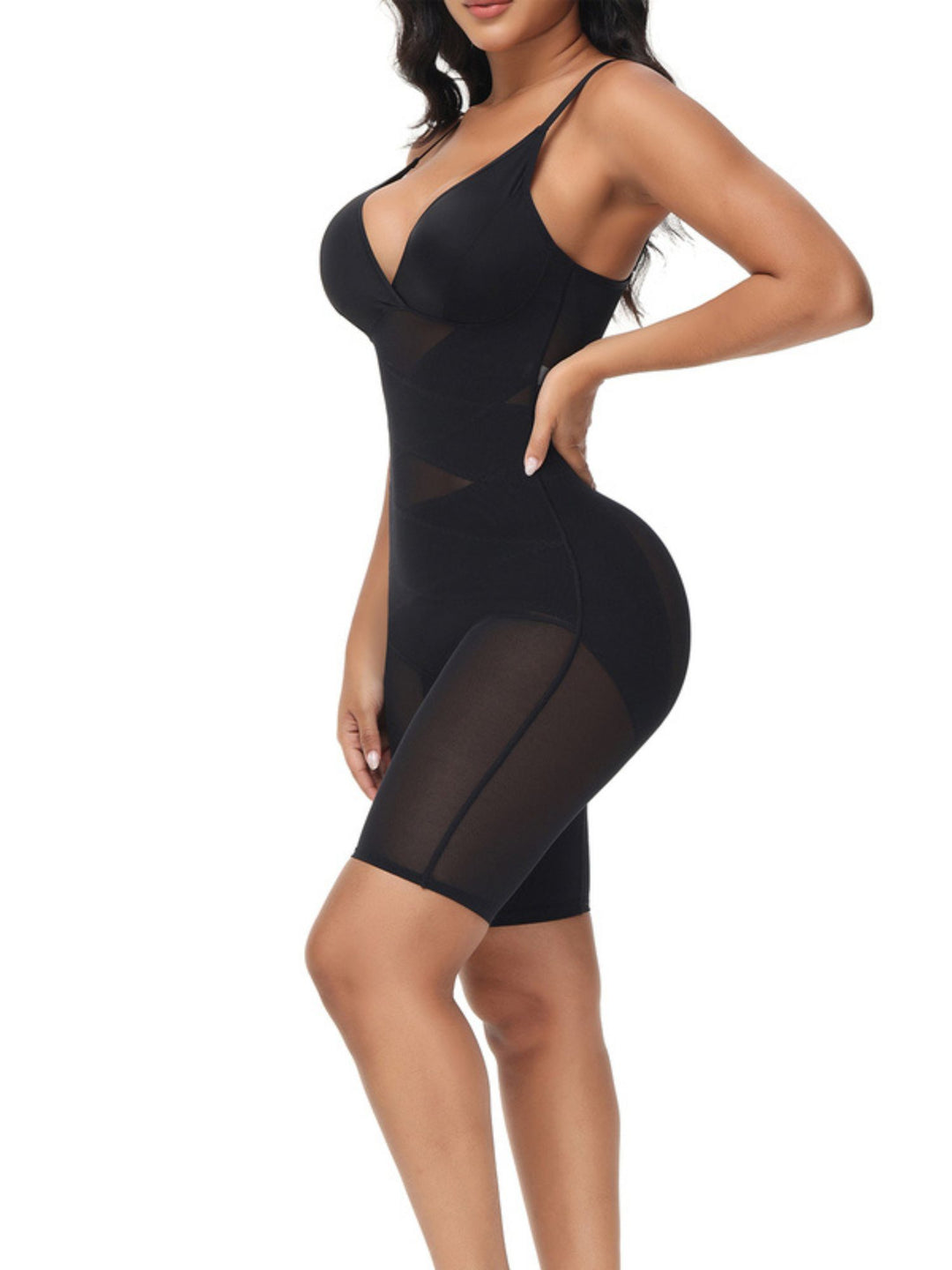 Casual/Classic Polyester Tummy Control High Waist Slim Strap Shapewear