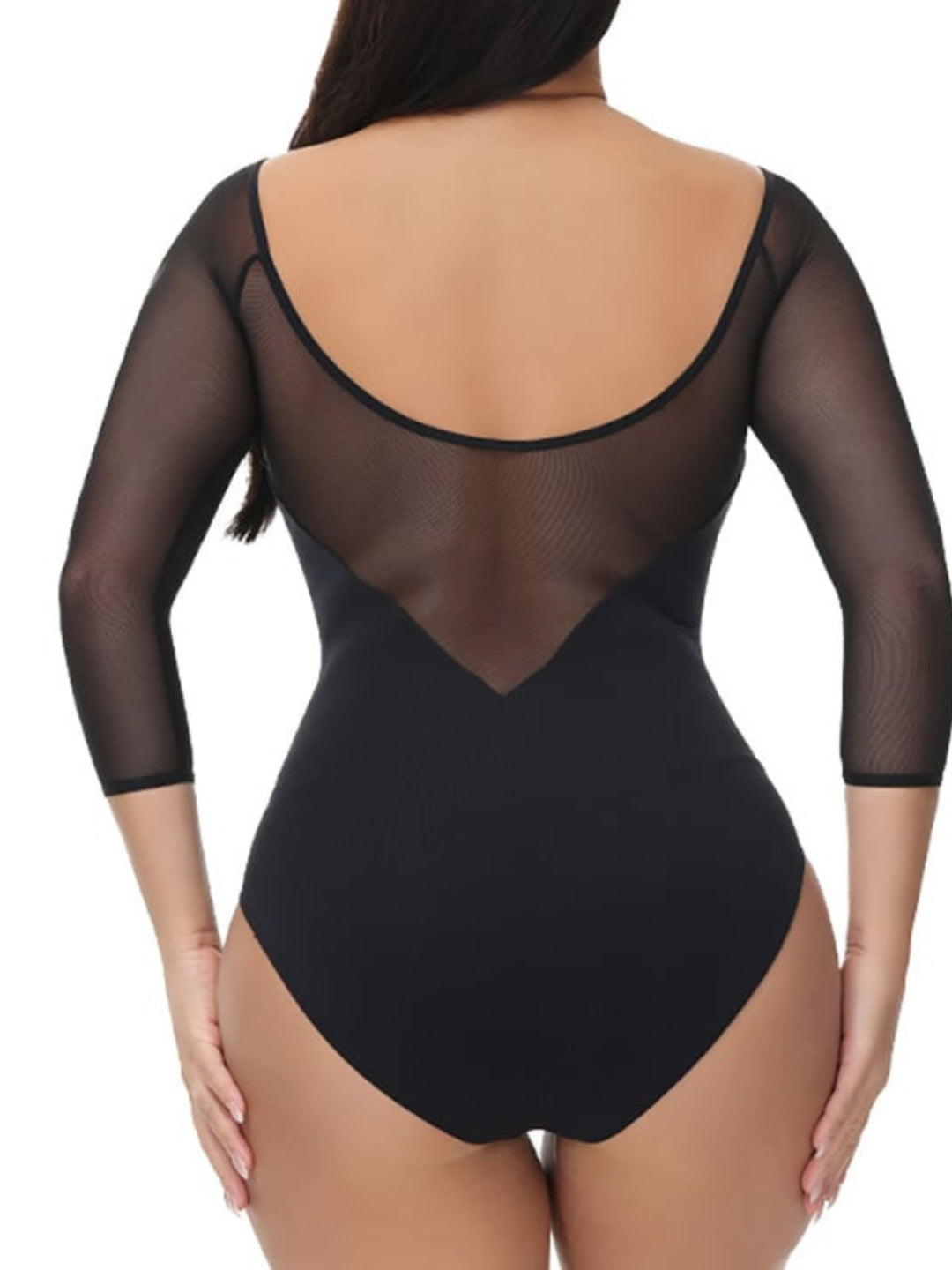 Women's Daily Sexy Round Neck Long Sleeve Corsets Shapewear