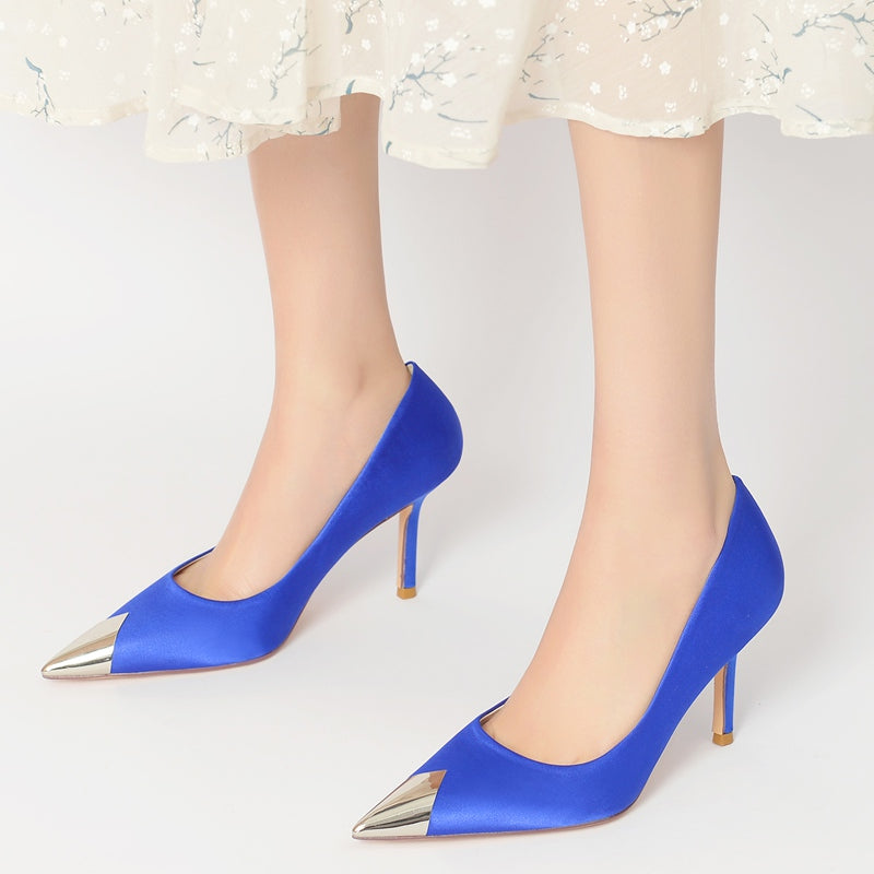 Women's Wedding Shoes Pointed Toe High Heel Elegant High-End Bridal Shoes