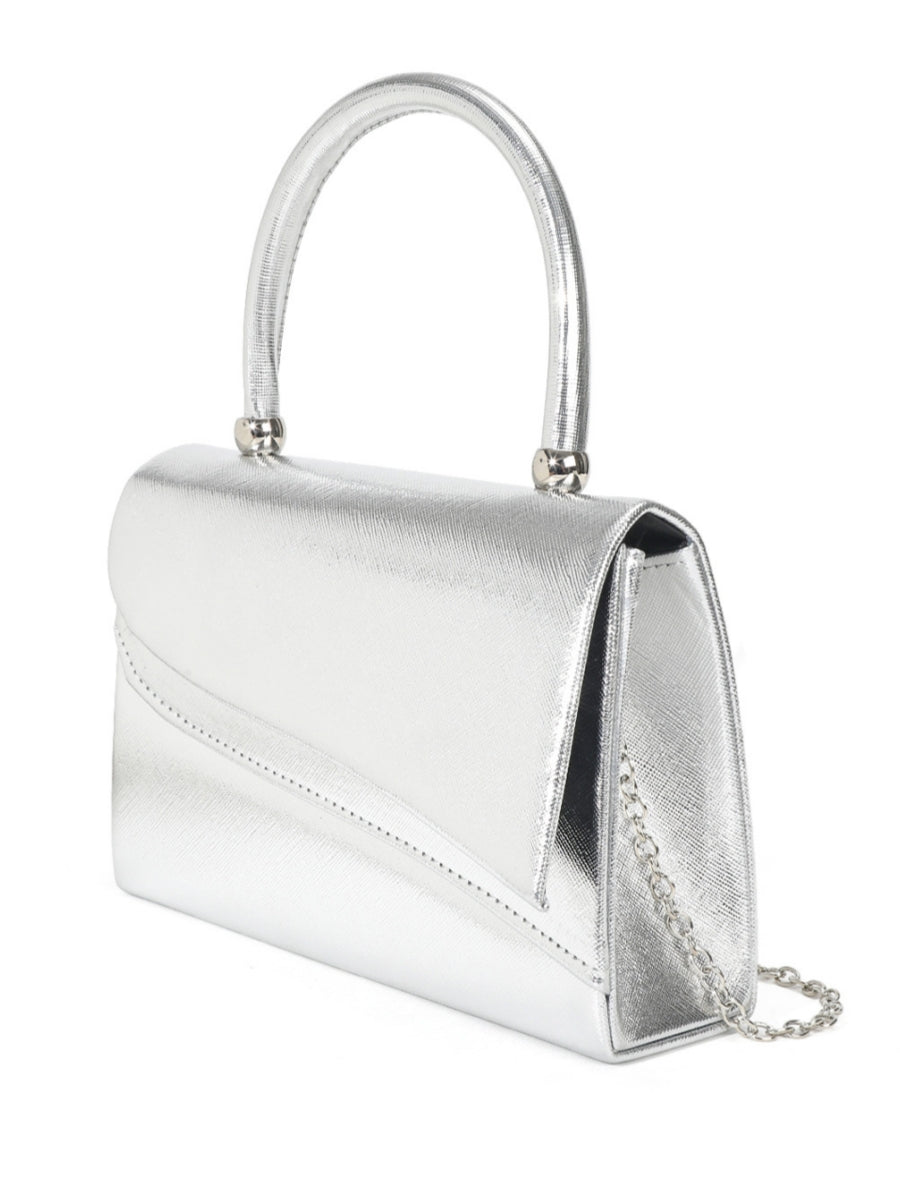 Women's Clutches & Wedding Party Evening Bags in Silver