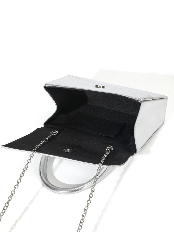 Women's Clutches & Wedding Party Evening Bags in Silver