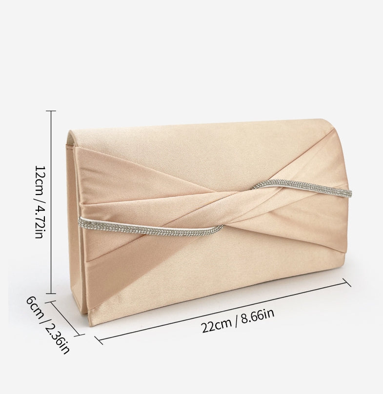 Women's Clutches & Wedding Party Evening Cocktail Satin Bags
