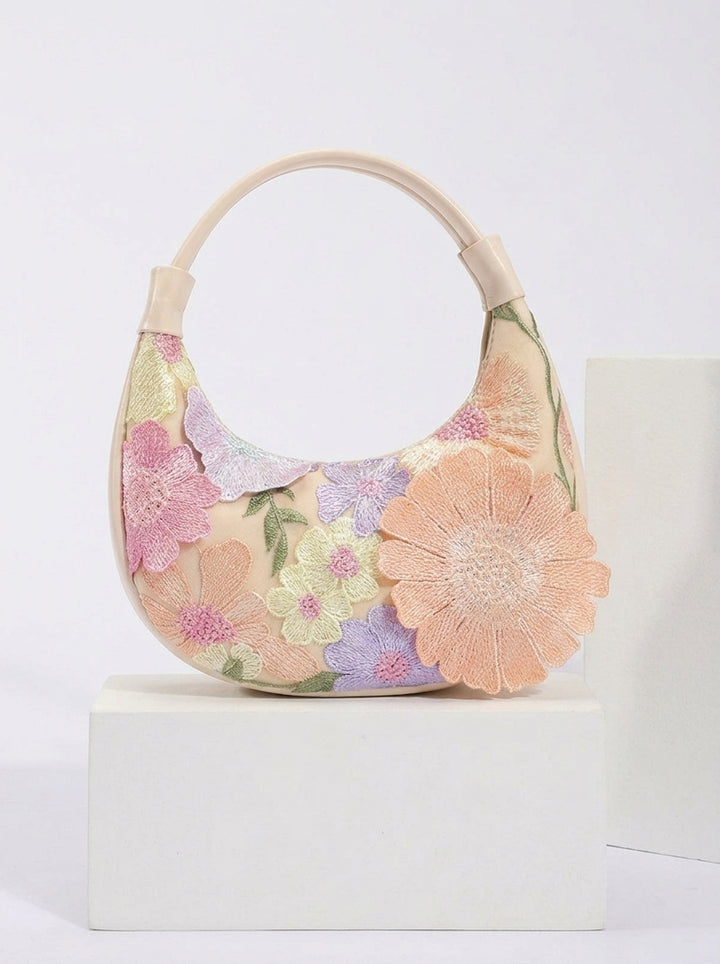 Women's Clutches & Wedding Party Evening Cocktail Bags Embroidered 3D flowers