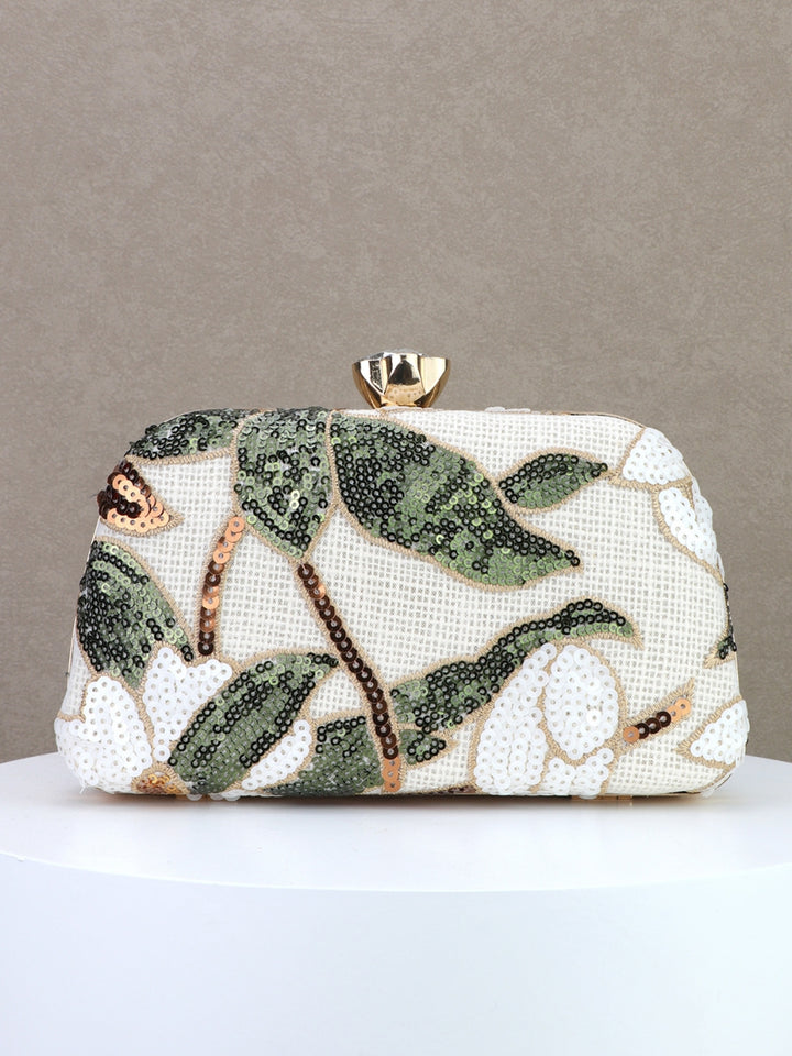 Women's Clutches & Wedding Party Evening Cocktail Bags Sequins Floral