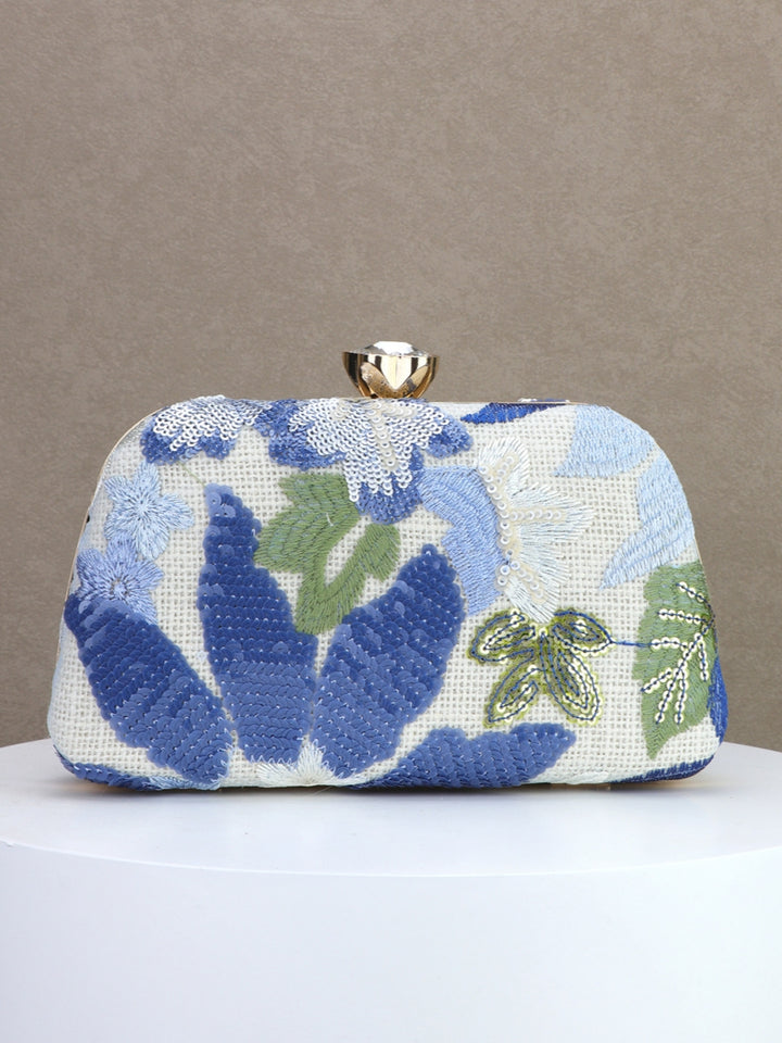Women's Clutches & Wedding Party Evening Cocktail Bags Sequins Floral