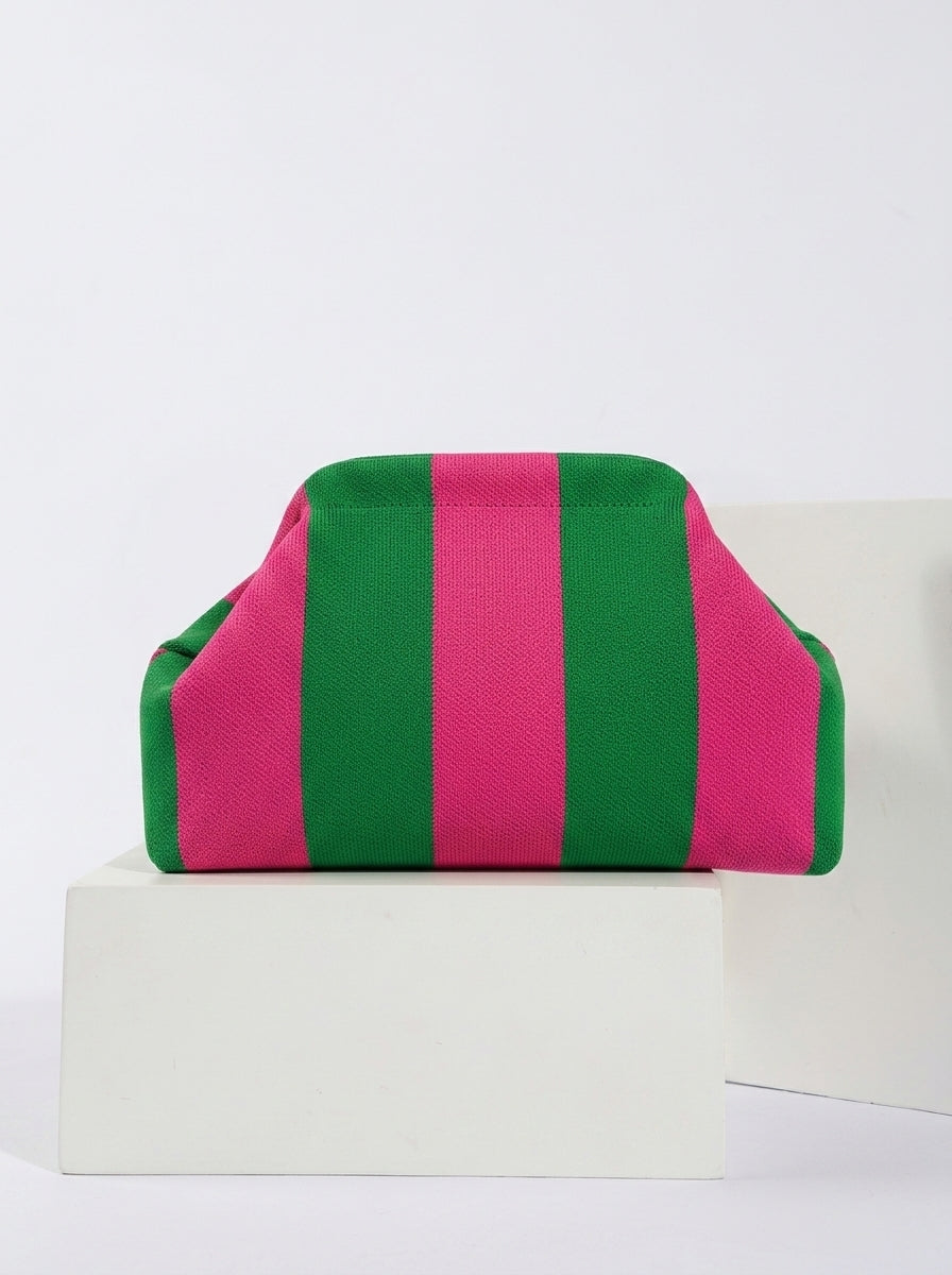 Women's Clutches & Wedding Party Evening Knitted Bags Stripes / Striped Pattern