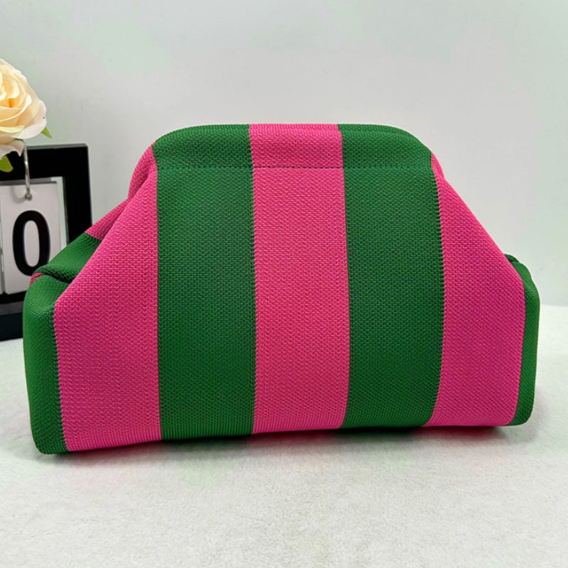 Women's Clutches & Wedding Party Evening Knitted Bags Stripes / Striped Pattern