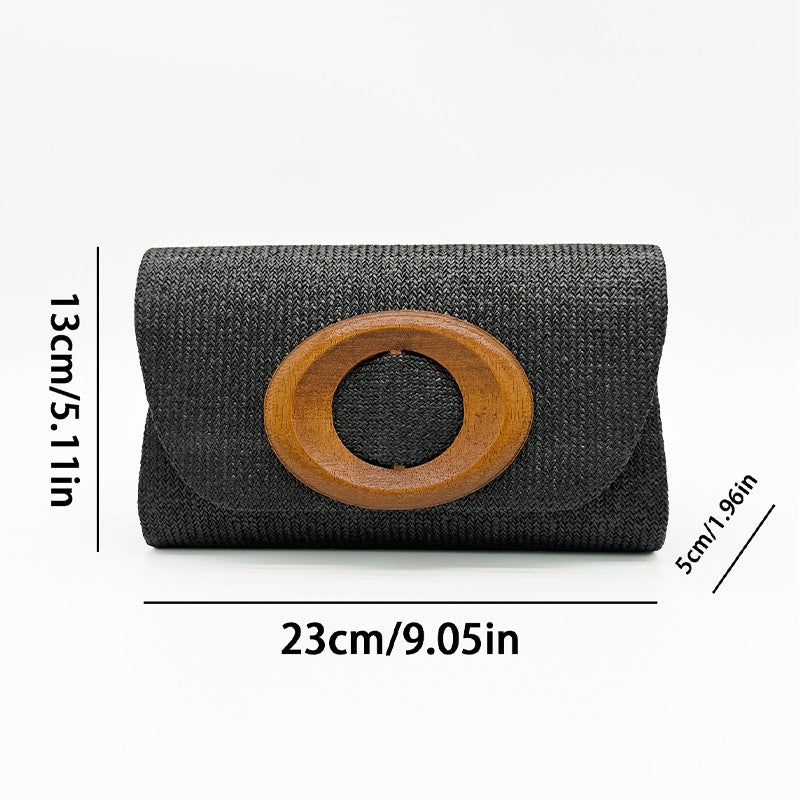 Women's Clutches & Wedding Party Evening Cocktail Straw Bags