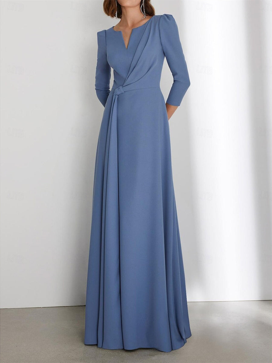 Best Steel Blue Mother of the Bride Dresses | Mondressy Best Steel Blue Mother of the Bride Dresses | Mondressy