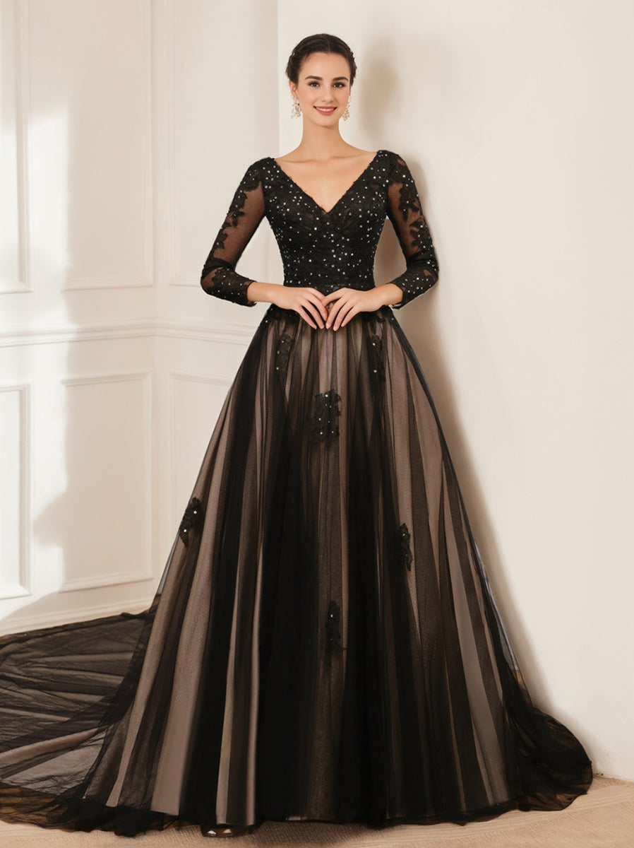 Black Wedding Dresses: Strength, Individuality & Modern Elegance Gowns - Mondressy Black Wedding Dresses: Strength, Individuality & Modern Elegance Gowns - Mondressy