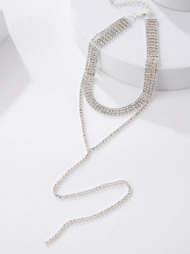 Classical Elegant Rhinestone Fine Choker Necklace