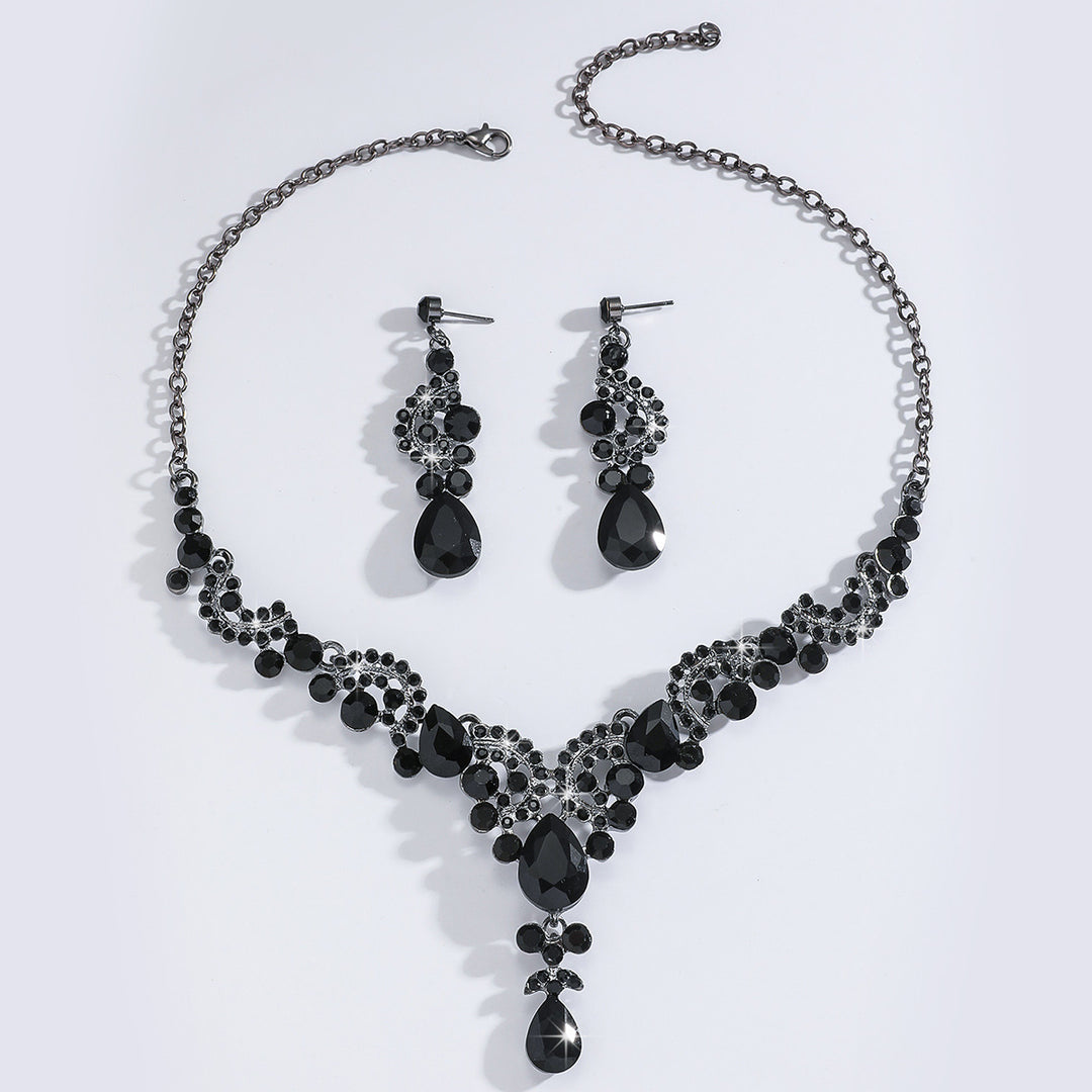 Retro 3 Piece Luxury Sexy Wedding Jewelry Set