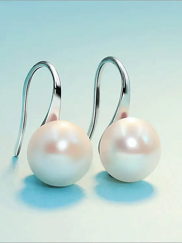 Imitation Pearl Earrings For Women's Wedding Work Daily Classic Precious Drop Earrings