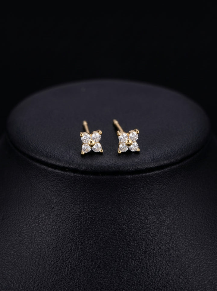 Stud Earrings For Women's Cubic Zirconia Wedding Work Daily