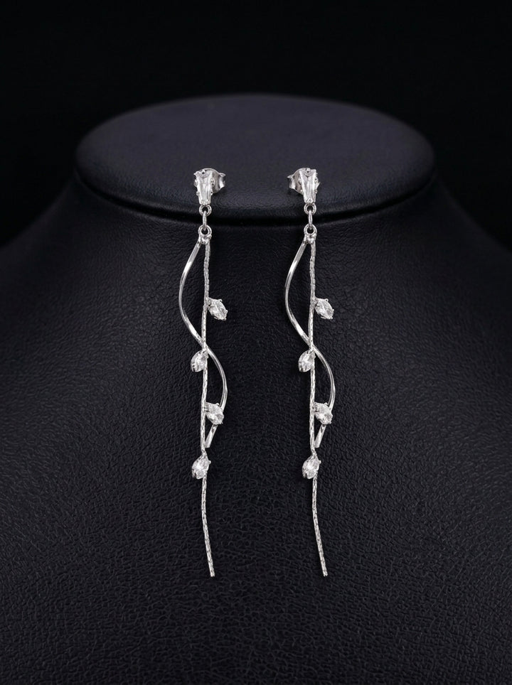 Marquise Rhinestone Dangle Earrings