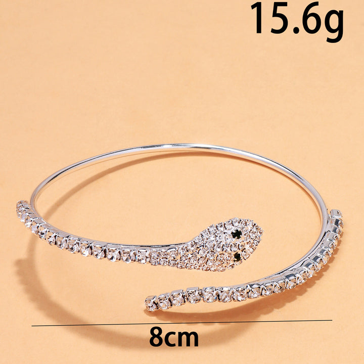 Sparkling Trend Snake Rhinestone Animal Bracelet