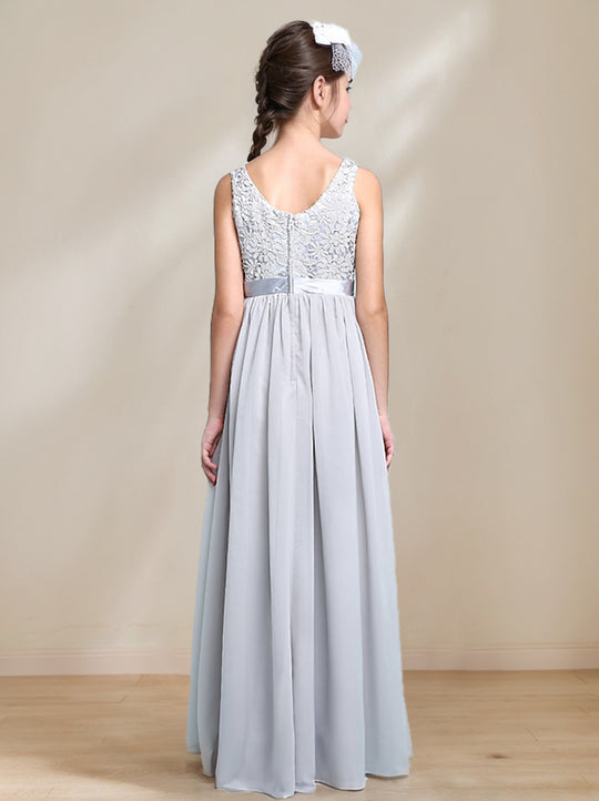 Girls Corduroy Formal Dress Junior Bridesmaid Birthday Princess Dress