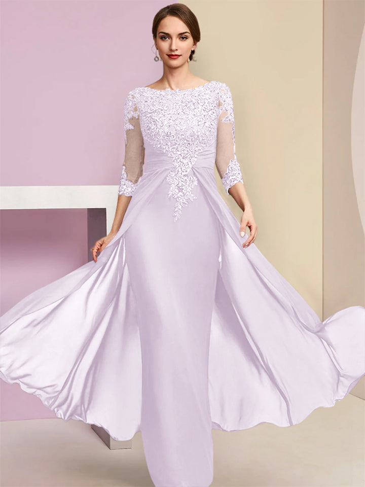 Sheath/Column Mother of the Bride Dresses with Sequins & Applique