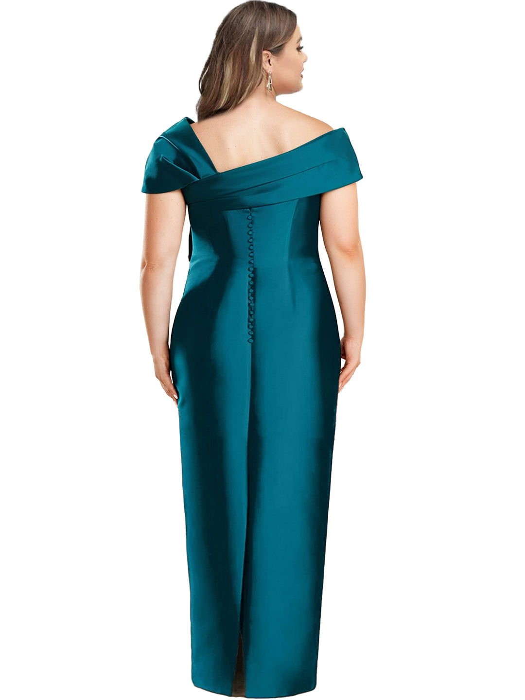 Sheath/Column One-Shoulder Floor-Length Mother of the Bride Dresses