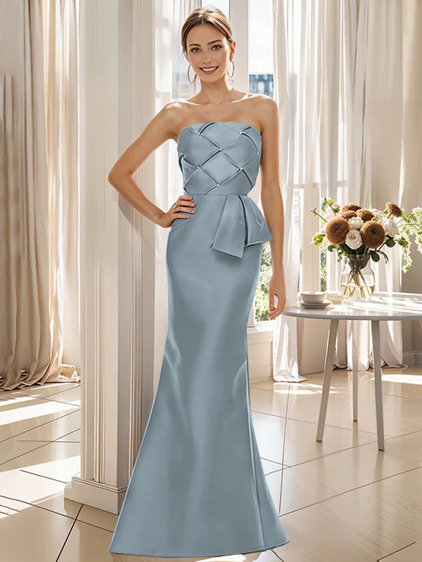 Trumpet/Mermaid Strapless Floor-Length Mother of the Bride Dresses