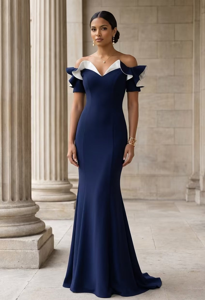 Trumpet/Mermaid Off-the-Shoulder Mother of the Bride Dresses