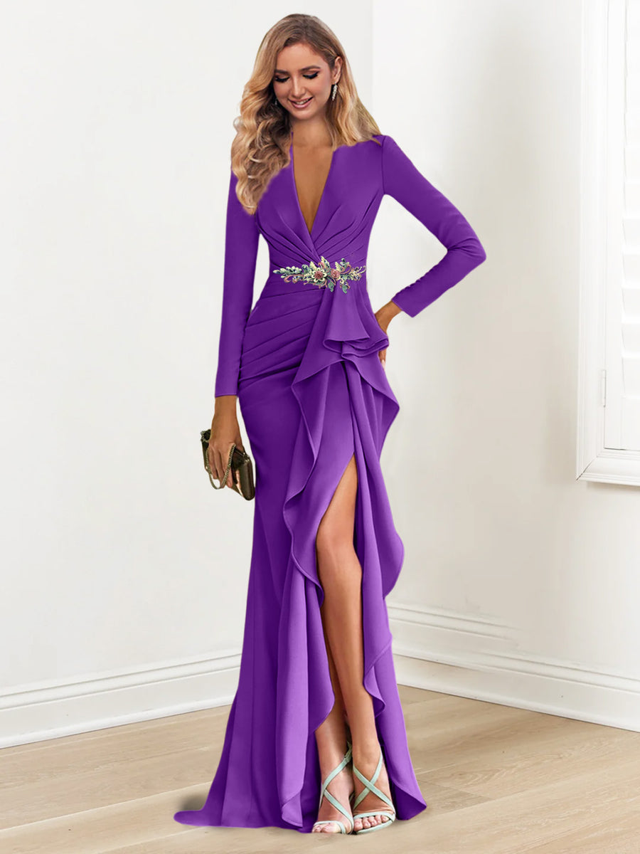 Latest Chic Purple Mother of the Bride Dresses | Lavender, Plum & Mauve Gowns - Mondressy Latest Chic Purple Mother of the Bride Dresses | Lavender, Plum & Mauve Gowns - Mondressy