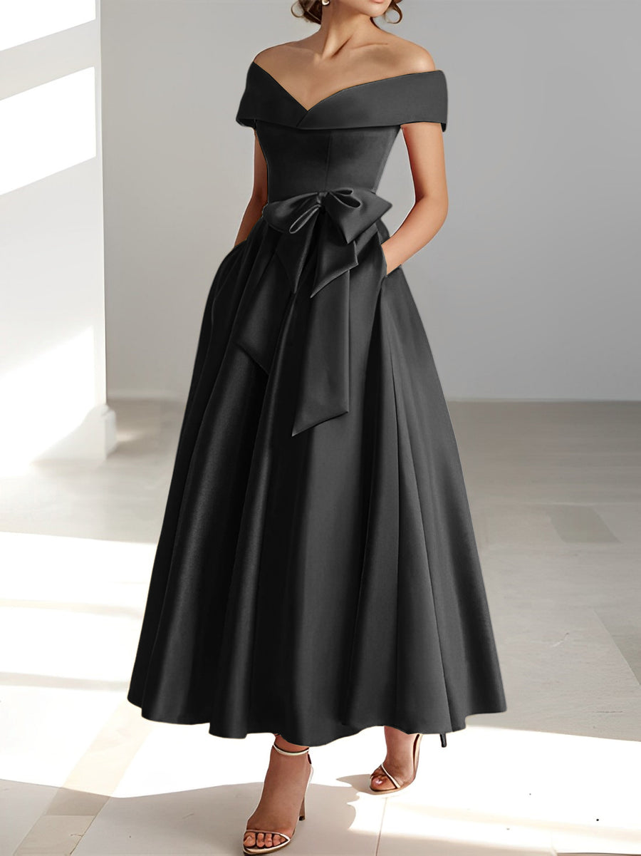 Black Mother of the Bride Dresses 2026 | Elegant Formal Gowns for Weddings - Mondressy Black Mother of the Bride Dresses 2026 | Elegant Formal Gowns for Weddings - Mondressy