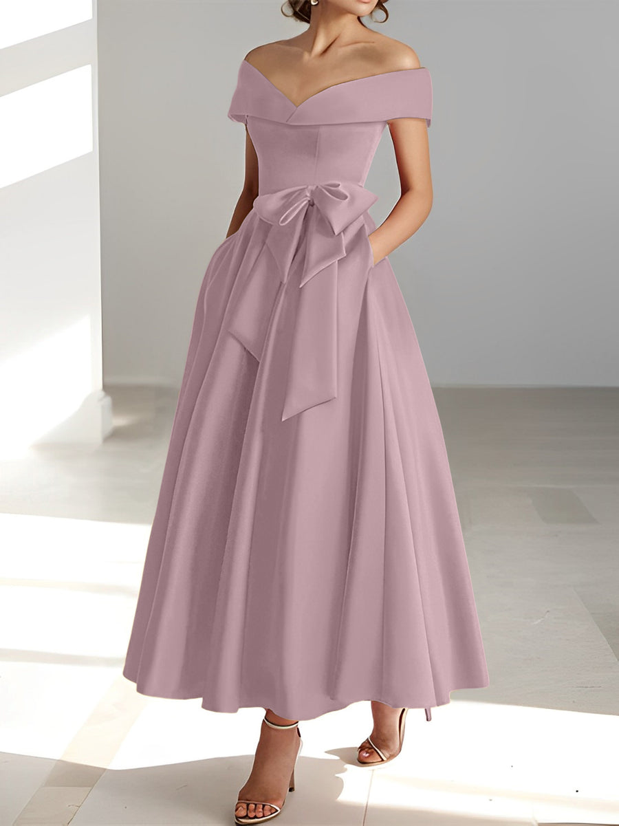 Elegant & Chic Dusty Rose Mother of the Bride Dresses - Mondressy Elegant & Chic Dusty Rose Mother of the Bride Dresses - Mondressy