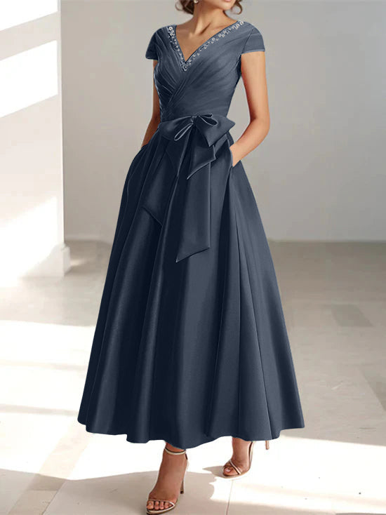 Navy Blue Mother of the Bride & Groom Dresses | Mondressy Navy Blue Mother of the Bride & Groom Dresses | Mondressy