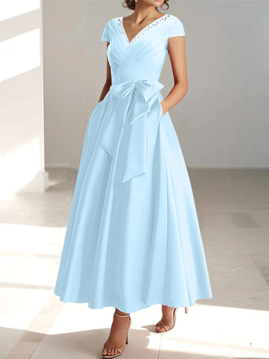 Timeless Sky Blue Mother of the Bride Dresses | Mondressy Timeless Sky Blue Mother of the Bride Dresses | Mondressy