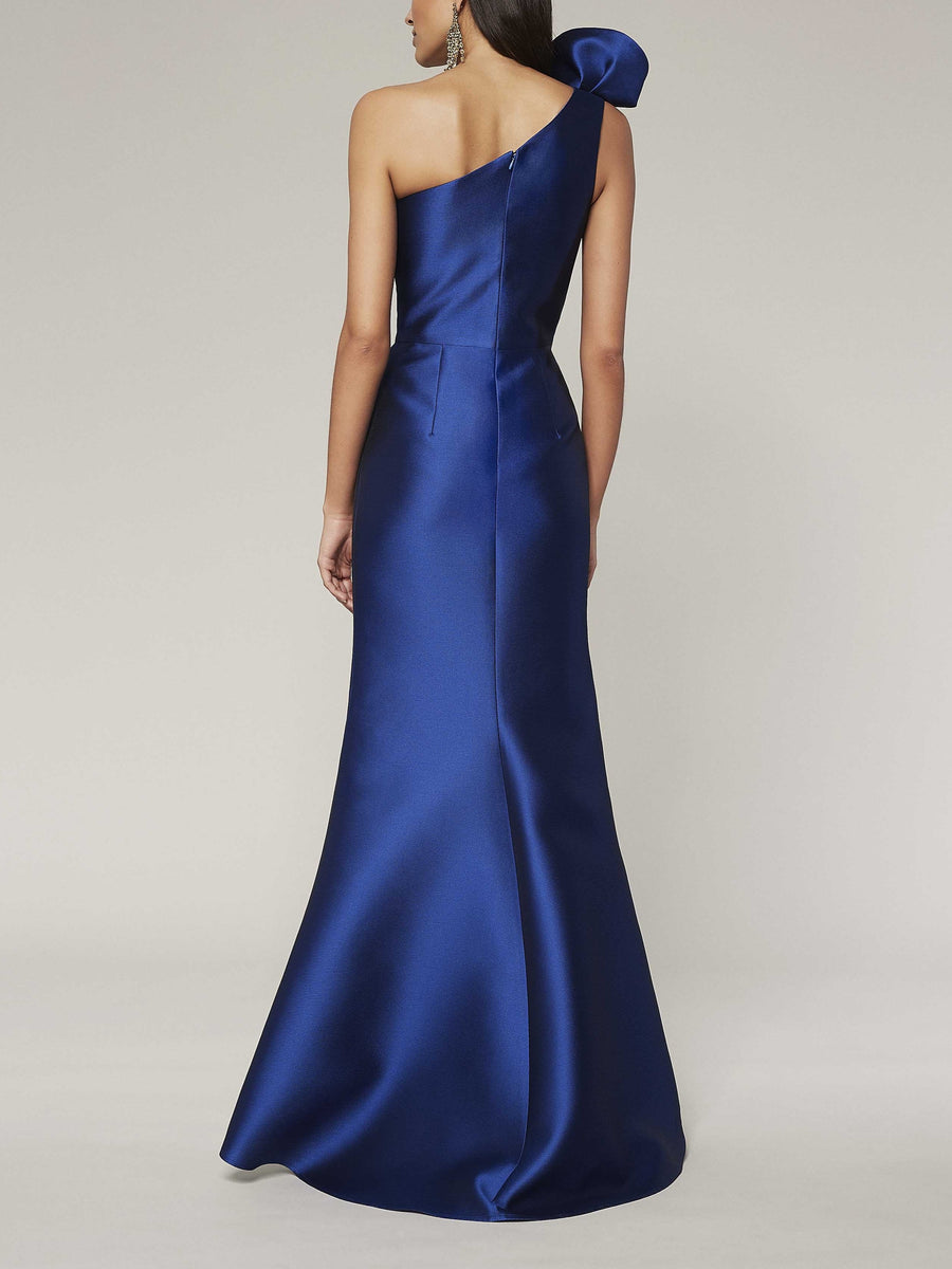 A-Line/Princess One-Shoulder Sleeveless Mother of the Bride Dresses with 3D Flowers