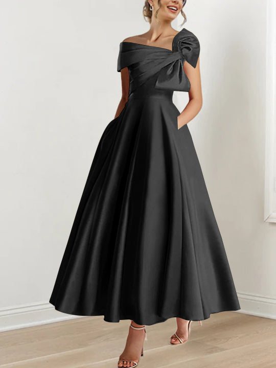 A-Line/Princess Off-the-Shoulder Sleeveless Ankle-Length Mother of the