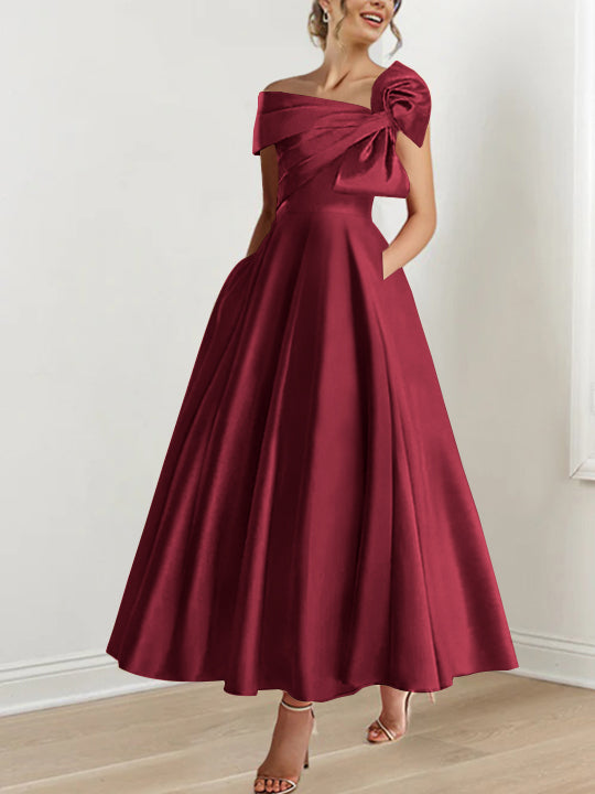 short burgundy mother of the bride dresses Burgundy Mother Of The Bride Dresses Embellished Off The Shoulder Column Mother Of The Bride Dress