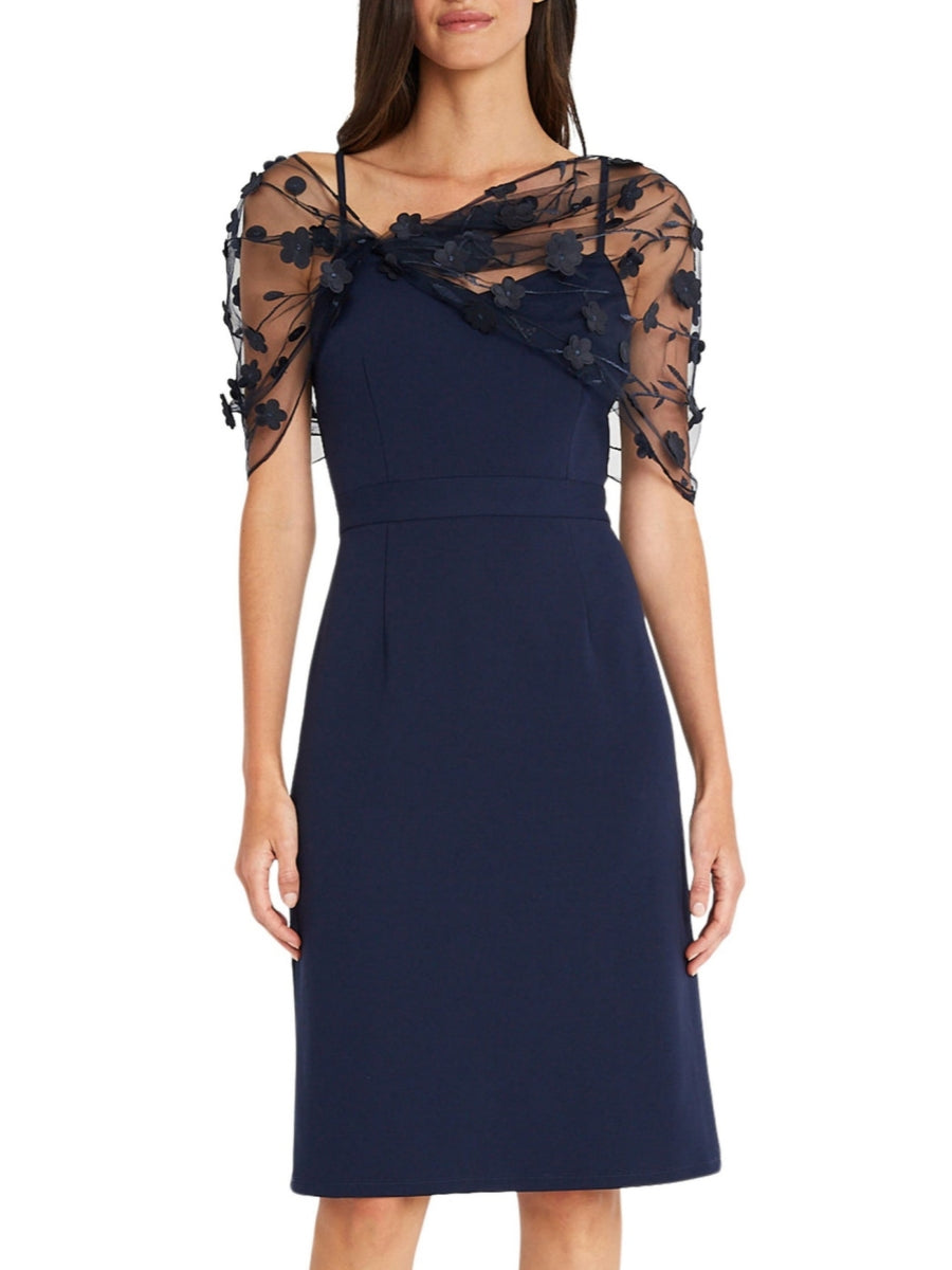 Mother of The Bride Dresses Royal Blue 2026 A-Line/Princess One-Shoulder Half Sleeves Floor-Length Wedding Party Formal Evening Gowns with Ruffles, As
