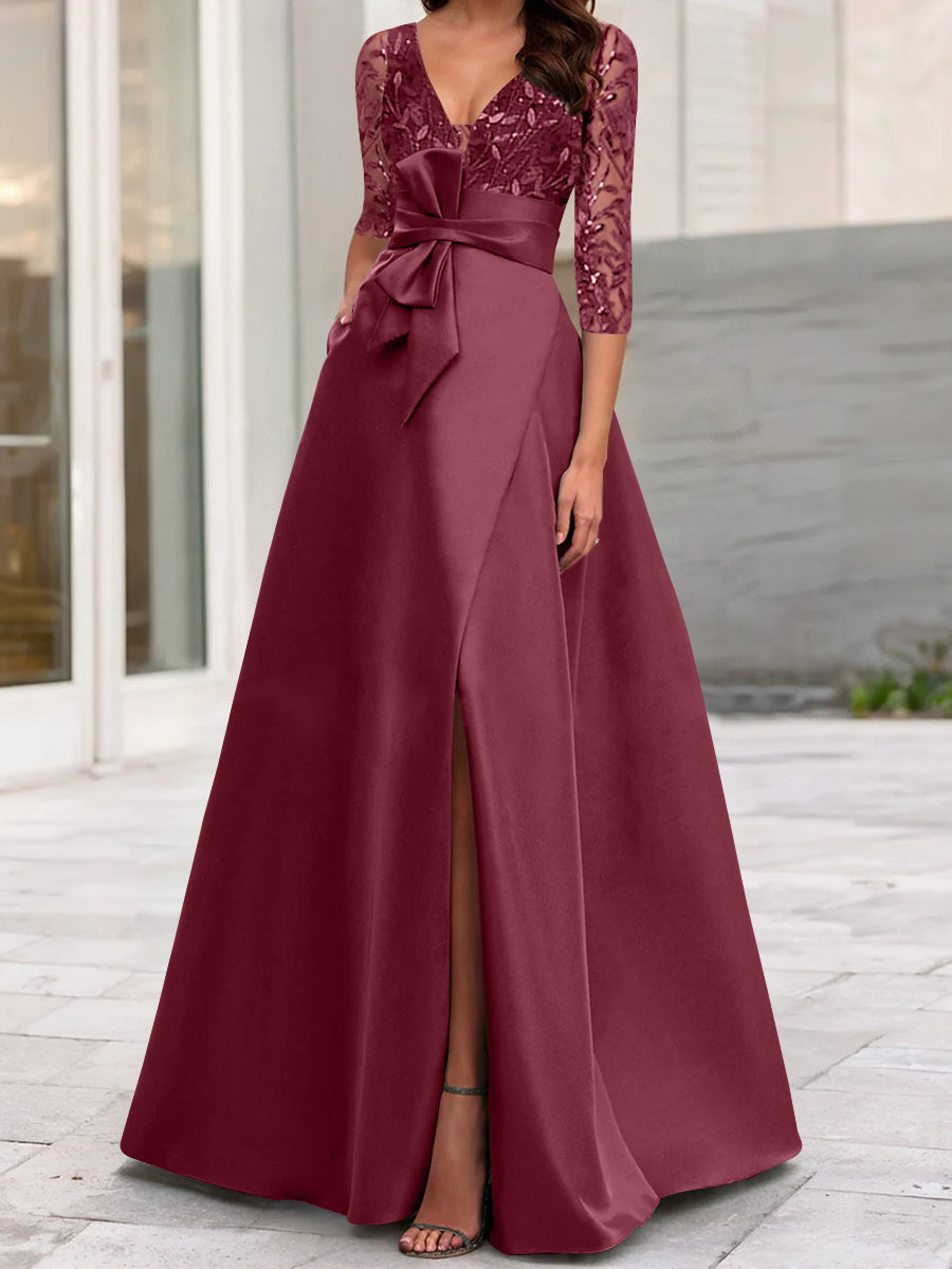 A-Line/Princess Off-The-Shoulder Floor-Length Mother Of The Bride Dresses main image 0