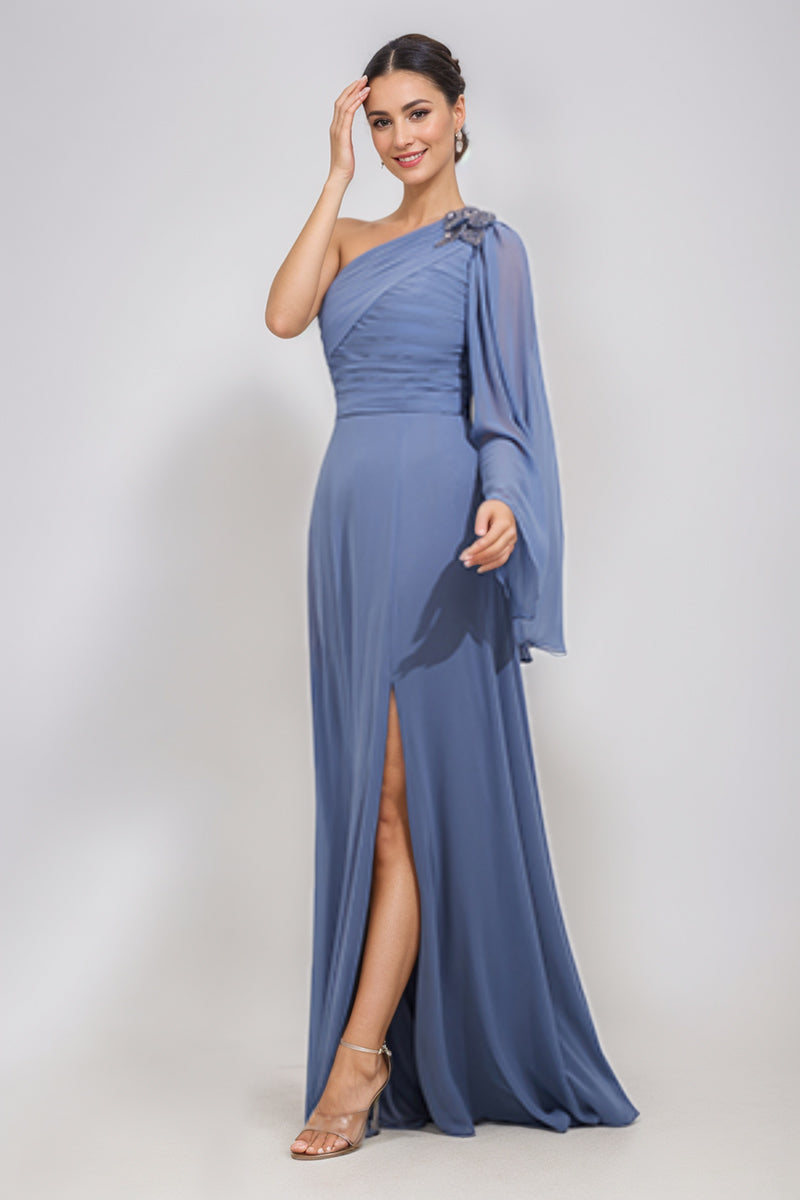 strapless open back dress A-Line/Princess One-Shoulder Mother Of The Bride & Groom Dresses with