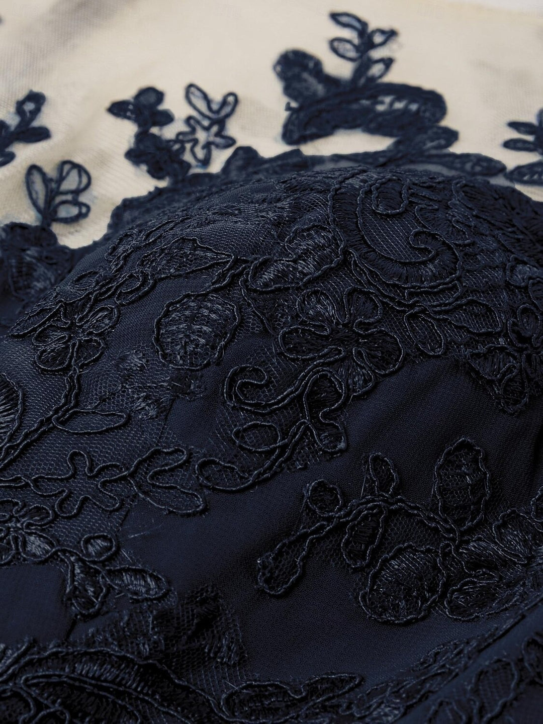 Scoop Chiffon Mother of the Bride Jumpsuit Lace Ankle-Length Half Sleeves Wedding Guest Dress