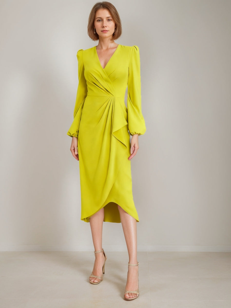 yellow dress for mother of the bride Summer Dresses: 27 Fresh Styles Ankle Length Yellow Chiffon Mother Of The