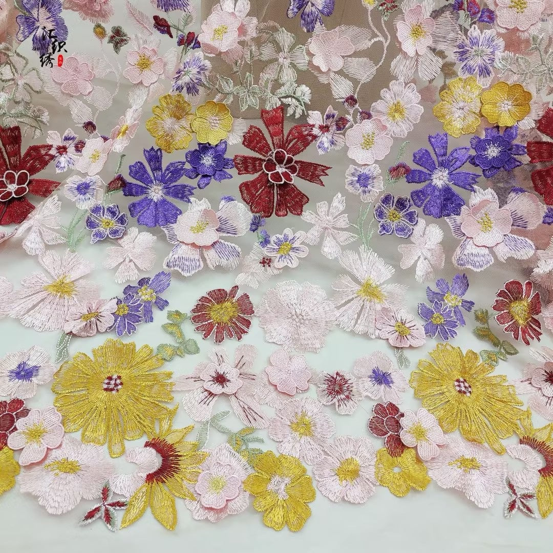 A-Line/Princess Scoop Chiffon Mother of the Bride Dresses Lace Floral Half Sleeves Ankle-Length