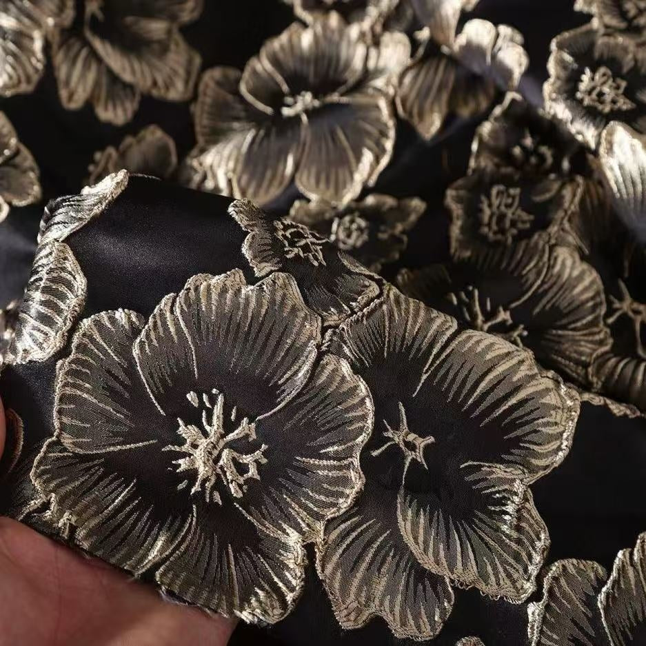 Sheath/Column Cowl Neck Jacquard Mother of the Bride Dresses Floral Floor-Length Sleeveless