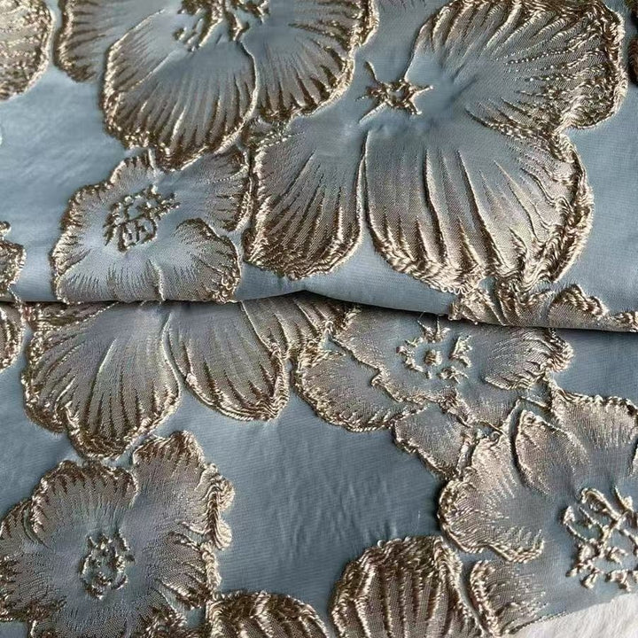 Sheath/Column Cowl Neck Jacquard Mother of the Bride Dresses Floral Floor-Length Sleeveless