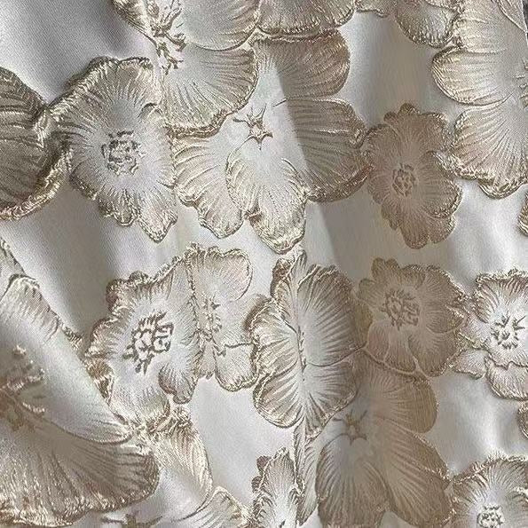 Sheath/Column Cowl Neck Jacquard Mother of the Bride Dresses Floral Floor-Length Sleeveless