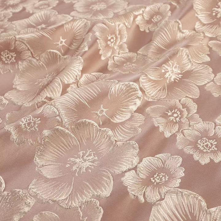 Sheath/Column Cowl Neck Jacquard Mother of the Bride Dresses Floral Floor-Length Sleeveless