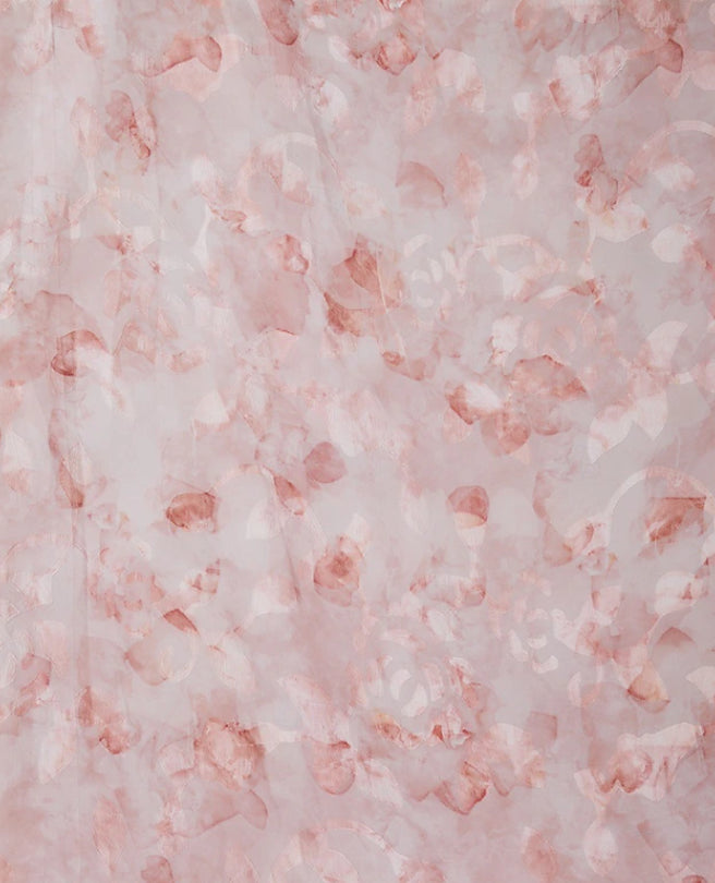 A-Line/Princess Chiffon Scoop Floral Mother of the Bride Dresses with Jacket Ruched Tea-Length 3/4 Sleeves Ruffles