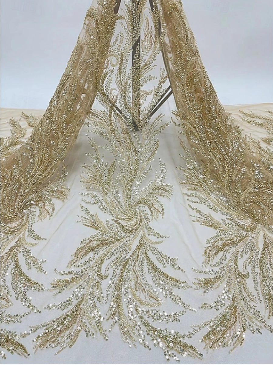 Sheath/Column Boat Neck Silk Satin Mother of the Bride Dresses Sequins 3/4 Sleeves Floor-Length