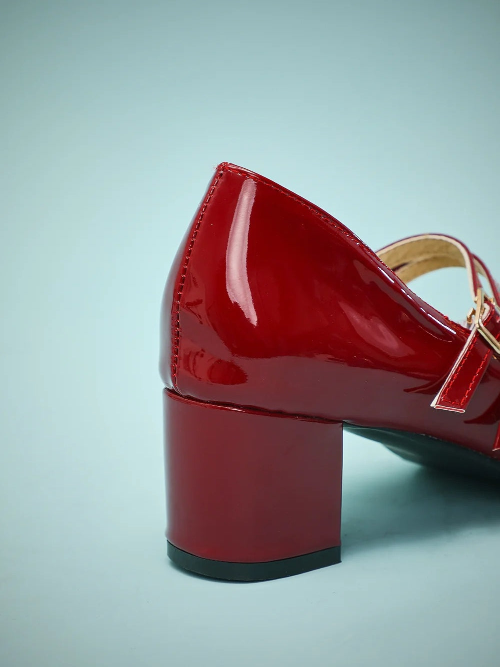 1920s Women's Dancewear Shoes Buckles Block Heel Closed Toe Retro Shoes