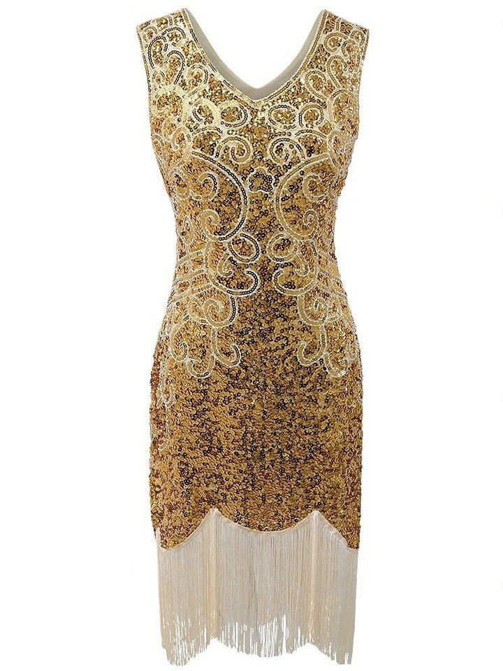 Sheath/Column V-Neck Sleeveless Short/Mini Vintage Costume Party Dresses