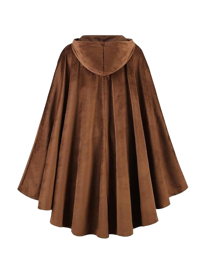 Dark Green Adults'  Medieval Vintage Hoodies Robe Normal Cloak