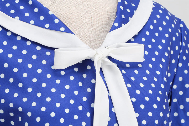 A-Line/Princess V-Neck Short Sleeves Vintage Costume Dresses with Bows